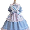 Blue Short Sleeves Love Redemption Print Ruffle Bowknot Lolita Dress 2 Blue Short Sleeves Love Redemption Print Ruffle Bowknot Lolita Dress -LolitaInside 05ab6df930ab173d6ae10cc184c5b773