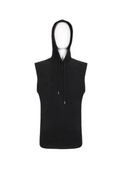 Black Knit Irregular Simple Versatile Sleeveless Hooded Men's Punk Tank Top 16 Black Knit Irregular Simple Versatile Sleeveless Hooded Men's Punk Tank Top -LolitaInside 0ad0965f2890794a23e43797bfd66f47