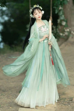 Original Chinese Han Elements Ancient Double Layer Long Sleeves Sweet Hanfu Dress Full Set -LolitaInside 0fe8e5a50278a4474acc3c2114de3fe1 0eb979b0 4999 4469 95d1 5ae646103171