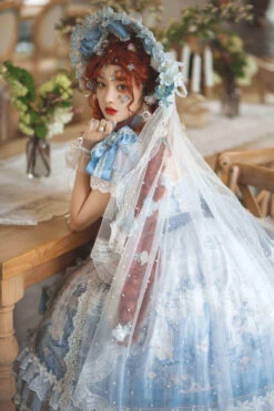 Blue The Key To The Secret Realm Gorgeous Wedding Princess Sweet Lolita Dress Set 17 Blue The Key To The Secret Realm Gorgeous Wedding Princess Sweet Lolita Dress Set -LolitaInside 1069b5f238f7605be2641e7d8c8038f3