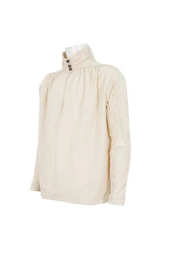 Stand Collar Ruched Men's Gothic Shirt -LolitaInside 139db00f1b95d57eee29b8e3c30fb626