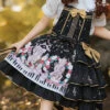 Black Multi-Layer Ruffled Note Bear Print Sweet Lolita JSK Dress -LolitaInside 1642b3ea20db760d261350d8279a7bd2