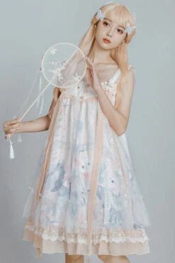 Light Blue Violin Cat Print Bowknot High Waisted Multi-Layer Ruffled Sweet Lolita Jsk Dress -LolitaInside 19b7ed0780f3f8533732cdf1b9a31391 98c538c4 4834 4ce8 8bfd b33e2ed717bb