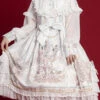 Round Collar Ruffled Long Sleeves Reunion World Print Classic Lolita OP Dress -LolitaInside 1f0c99e719c87ebd246f184ffc1d4a94