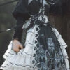 Black Love Eyes Print Retro Classic Lolita OP Dress 2 Black Love Eyes Print Retro Classic Lolita OP Dress -LolitaInside 25dd8aae538b4f17ff48170c1b92e7ae