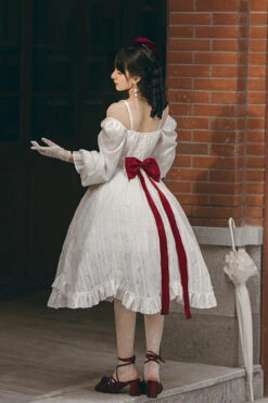White Roman Covenant Boat Neck Long Sleeves Ruffle Classic Lolita Dress 29 White Roman Covenant Boat Neck Long Sleeves Ruffle Classic Lolita Dress -LolitaInside 29d48a38044dd68930c1eec12d4ed2bc
