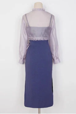 Purple Retro Chest Embroidery Han Elements Suspenders With Cloak Sweet Hanfu Dress -LolitaInside 2e0a4d51a5dfd051ee2a1d41a4cd522d