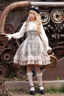 Multi-Color Backlight Memoirs Elegant Slim Bowknot Sleeveless Ruffle Classic Lolita Dress -LolitaInside 2e4533a310ecfb63939a353975dc0ced