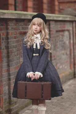 Princess Lost In The Fog Ruffle College Style Elegant Classic Lolita JSK Dress 2 Colors 26 Princess Lost In The Fog Ruffle College Style Elegant Classic Lolita JSK Dress 2 Colors -LolitaInside 3819c60398c3d6ae13384741ca60ef10