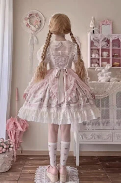 Apricot Sleeveless Rose Prologue Print Ruffle Bowknot Sweet Elegant Princess Lolita Jsk Dress 17 Apricot Sleeveless Rose Prologue Print Ruffle Bowknot Sweet Elegant Princess Lolita Jsk Dress -LolitaInside 3c211d53f14bde68cf5988a7a9aa03e8