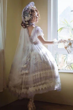 Purple The Key To The Secret Realm Gorgeous Wedding Princess Sweet Lolita Dress Set -LolitaInside 41f14e4be8a15557fd44c44829b2c6cb