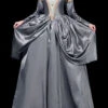 Gray Boat Neck Long Sleeves Floral Print Victorian Lolita Prom Dress -LolitaInside 484a9dc8073e16cdc903896f72475b3a