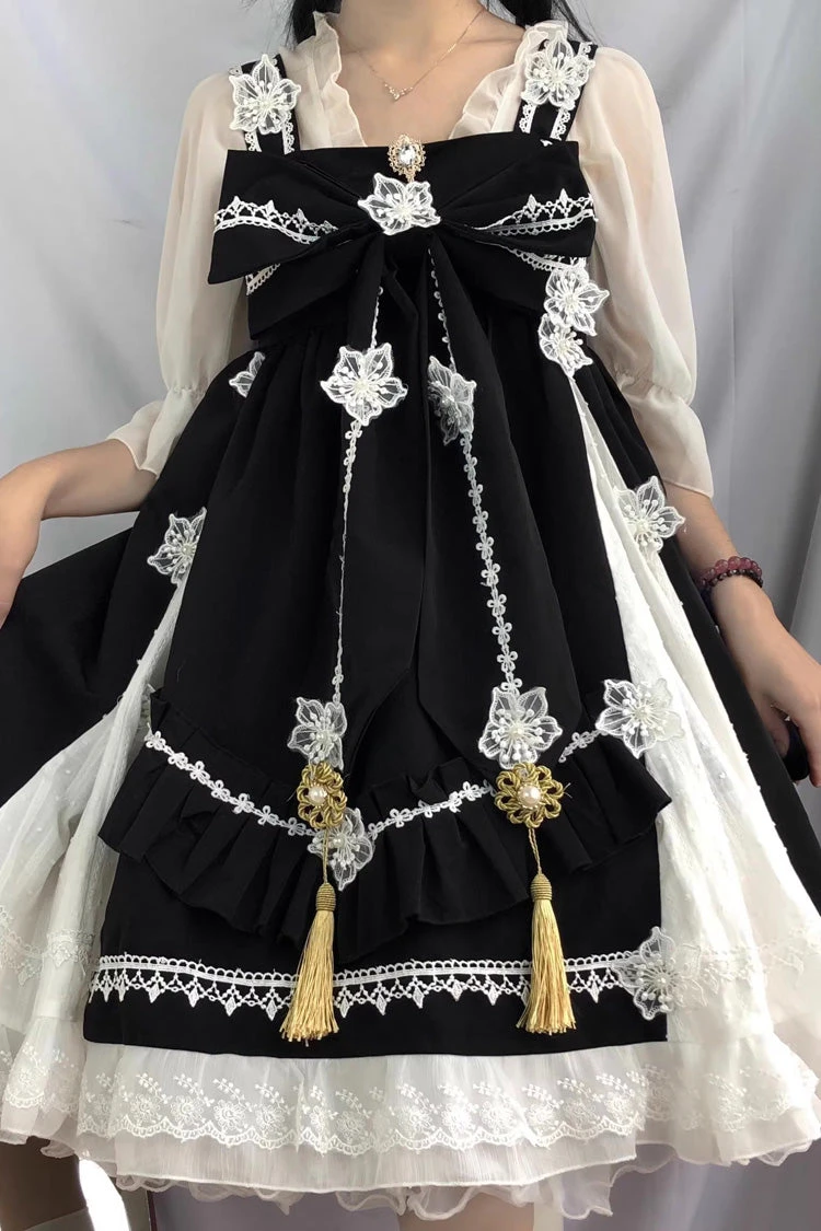 Chinese Style Rainbow Fairy Elegant Sweet Lolita JSK Dress 3 Colors 4 Chinese Style Rainbow Fairy Elegant Sweet Lolita JSK Dress 3 Colors - Image 2