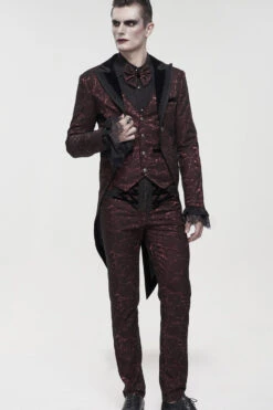 Ine Gothic Glossy Pattern Drawstring Lace Decoration Men's Pants -LolitaInside 4d7852dbf2aed7dd6f1d88c2f822f0d3