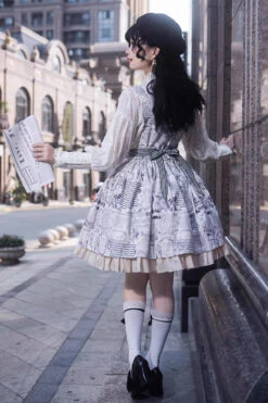 White Vintage Berlin Daily Print Removable Apron Classic Lolita Strap Dress 19 White Vintage Berlin Daily Print Removable Apron Classic Lolita Strap Dress -LolitaInside 4e0c3fb917ddede4aed8de94b7799baf