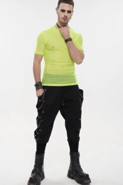 Black Punk Big Pocket Symmetrical Metal Chain Harem Men's Pants 19 Black Punk Big Pocket Symmetrical Metal Chain Harem Men's Pants -LolitaInside 5289d1362669b5853f08303462acd158