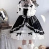 White/Black Hime Sleeves Multi-layer Ruffle Cardigan Bowknot Gothic Princess Lolita Dress -LolitaInside 55c33f351fce3705a688495e47cb5375