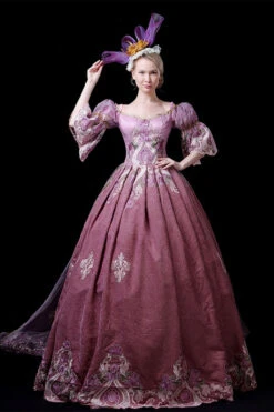 Half Sleeves High Waisted Hollow Embroidery Print Victorian Lolita Prom Dress 11 Half Sleeves High Waisted Hollow Embroidery Print Victorian Lolita Prom Dress -LolitaInside 55f84c1635cfc041fd140e2a4ecd9354