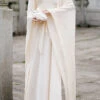 Beige Chang'E Ancient Costume Elegant Wide Sleeves Classic Hanfu Dress
