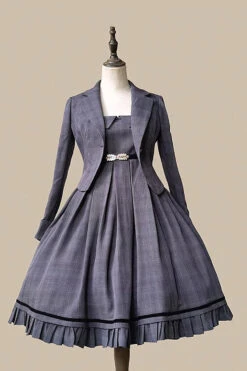 Princess Lost In The Fog Ruffle College Style Elegant Classic Lolita JSK Dress 2 Colors 29 Princess Lost In The Fog Ruffle College Style Elegant Classic Lolita JSK Dress 2 Colors -LolitaInside 69609016837884f5eddac6f67910961f