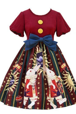 Antique Doll Print Christmas Bowknot Sweet Lolita OP Dress 15 Antique Doll Print Christmas Bowknot Sweet Lolita OP Dress -LolitaInside 6da265f01d5e55518a177fc469e47766