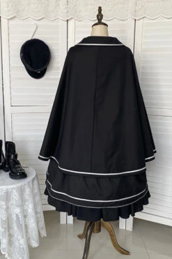 Black Military Style Loyalist Chariot Gothic Lolita Dress -LolitaInside 6e79443b0db693dcbeacad3cb0025981