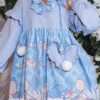 Blue Lantern Long Sleeves Alice Rabbit Print Hooded Cute Sweet Lolita OP Dress -LolitaInside 6f3dcb1b5959a3ed3b9cd4f42b62e1d7 5f9fe409 fea3 4513 8a65 009077417ebf