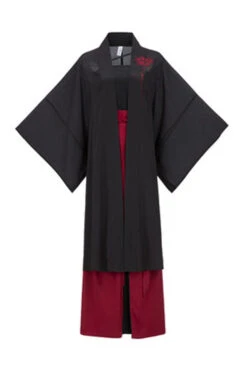 Black/Red Chinese Style Song Dynasty Flower Embroidery Long Sweet Hanfu Dress Full Set -LolitaInside 7281dc9b1c206e2df5de06e5a772831c