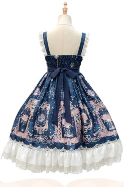 Headbow Ruffled Princess Crown Print Cardigan Sweet Lolita JSK Tiered Dress -LolitaInside 748faeca72bcd41d38cee0e2728eb4b1