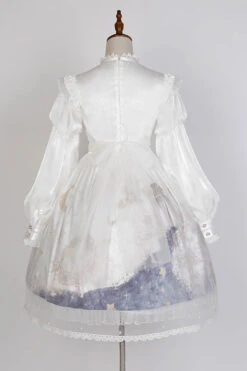 Multi-Color Long Lantern Sleeves Print Ruffle Sweet Princess Lolita Jsk Dress 15 Multi-Color Long Lantern Sleeves Print Ruffle Sweet Princess Lolita Jsk Dress -LolitaInside 7712dfb48e3fc51e61d2f4053dec7e38