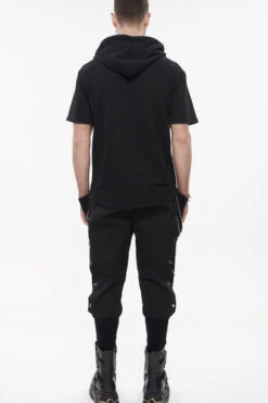 Black Punk Big Pocket Symmetrical Metal Chain Harem Men's Pants 21 Black Punk Big Pocket Symmetrical Metal Chain Harem Men's Pants -LolitaInside 79a89fbeda45be9d972c68036bf6ef6f