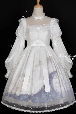 Multi-Color Long Lantern Sleeves Print Ruffle Sweet Princess Lolita Jsk Dress 14 Multi-Color Long Lantern Sleeves Print Ruffle Sweet Princess Lolita Jsk Dress -LolitaInside 7af05c3e3375d9802ae688a1363a7928