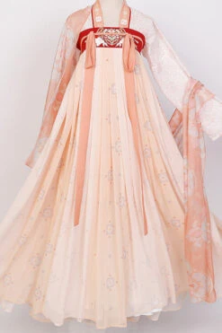 Chinese Ancient Style Fairy Elegant Chiffon Sweet Hanfu Dress Full Set -LolitaInside 8fe0cdf8d0187d99fe179d891a74ce05