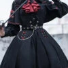 Black Punishment Execution Officer Series Military Style Shirt And Skirt Set Gothic Lolita Dress -LolitaInside 92b9ec55722d56d3905f2952c4ea5a58