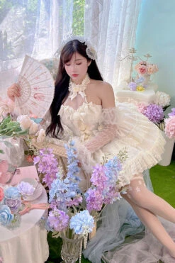 Princess Sleeveless Ruffle Bowknot Lace Sweet Lolita Jsk Dress 4 Colors 25 Princess Sleeveless Ruffle Bowknot Lace Sweet Lolita Jsk Dress 4 Colors -LolitaInside 9446d8cd3ec385c1b0a9f2c4d9a4aa38