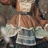 Multi-Color Retro Pastoral Style Stitching Color Ruffled Tiered Classic Lolita Op Dress (Belt Is Included) 2 Multi-Color Retro Pastoral Style Stitching Color Ruffled Tiered Classic Lolita Op Dress (Belt Is Included) -LolitaInside 944c54f58361c0baffe9d566840983d6