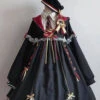 Magic Academy Witch Alchemy Long Sleeves Gothic Lolita OP Dress 4 Colors -LolitaInside 94d9be1b8a3ff6e90bb81e44c2f28e97