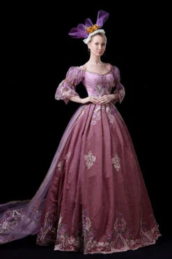 Half Sleeves High Waisted Hollow Embroidery Print Victorian Lolita Prom Dress 10 Half Sleeves High Waisted Hollow Embroidery Print Victorian Lolita Prom Dress -LolitaInside 98f1e752aa5c37efdd04f870b726428f