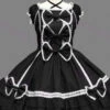 Black Lace Ruffled Bowknot Sleeveless Gothic Lolita Dress 1 Black Lace Ruffled Bowknot Sleeveless Gothic Lolita Dress -LolitaInside 9ba87482e7c21d9f45e735dd1ef42429