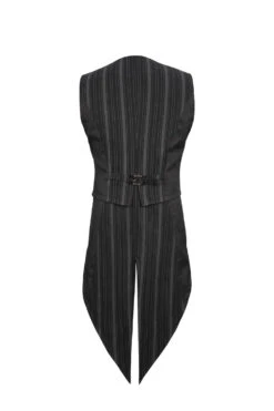 Black Retro Micro-Elastic Thick Stripe Stitching Three-Dimensional Texture Detachable Men's Punk Swallowtail Vest 19 Black Retro Micro-Elastic Thick Stripe Stitching Three-Dimensional Texture Detachable Men's Punk Swallowtail Vest -LolitaInside 9eb0105f33731cf3de1943b9f377bb24