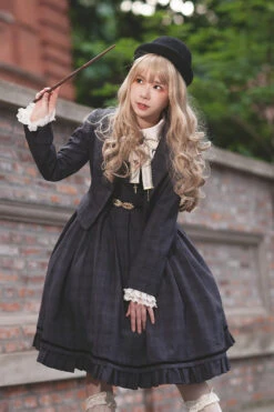 Princess Lost In The Fog Ruffle College Style Elegant Classic Lolita JSK Dress 2 Colors 24 Princess Lost In The Fog Ruffle College Style Elegant Classic Lolita JSK Dress 2 Colors -LolitaInside a735432e5662160ef886413aa3ee3e29