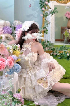 Princess Sleeveless Ruffle Bowknot Lace Sweet Lolita Jsk Dress 4 Colors 27 Princess Sleeveless Ruffle Bowknot Lace Sweet Lolita Jsk Dress 4 Colors -LolitaInside b1a7ba6e15d7e8b9514fff4bc0f12964