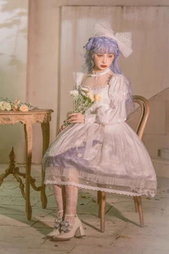 Multi-Color Long Lantern Sleeves Print Ruffle Sweet Princess Lolita Jsk Dress 12 Multi-Color Long Lantern Sleeves Print Ruffle Sweet Princess Lolita Jsk Dress -LolitaInside b2282a6605b0ba0d1278c8422ef2a2fc