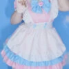 Pink Lapel Collar Ruffled Short Sleeves Plus Size Sweet Lolita Dress -LolitaInside b6fe1e9945f5c57a2f1f44e3fa7731e4