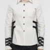 White Punk Nylon Strap Metal Buckle Decoration Long Sleeve Elasticity Thick Men's Shirt -LolitaInside b71b7084395ca3402a68c09704bef34a