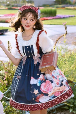 Candy Jar Print Ruffled Sweet Lolita JSK Dress 14 Candy Jar Print Ruffled Sweet Lolita JSK Dress -LolitaInside b7eab40f3824d989ae42c32c3cffcb35