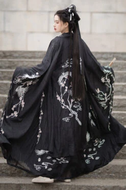 Original Chinese Ancient Style Heyungui Hand Embroidery Sweet Hanfu Dress Full Set -LolitaInside b80a1dc6d8e7bcbced995f1ae584bce6