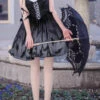 Silent Melody Elegant Black Swan Ballet Feather Print Gothic Lolita Jsk Dress -LolitaInside b875b232fce941f587c13e1a615b2f0b