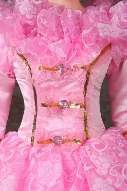 Half Sleeves Diamond Button High Waisted Hollow Embroidery Floral Print Multi-Layer Victorian Lolita Prom Dress -LolitaInside bbeb848a048a49762f2f22bc49ef776f