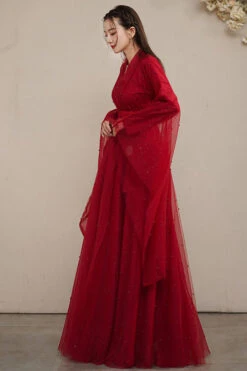 Red Elegant Ancient Costume Sweet Hanfu Dress -LolitaInside bbfd0fec926477a6ee6b3e39fe3085fb